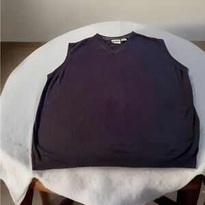 King Size Brand Men’s Pullover Blue Sweater Vest 5x
